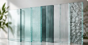 Glass and 3D surface materials