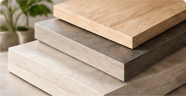 MDF and laminate materials