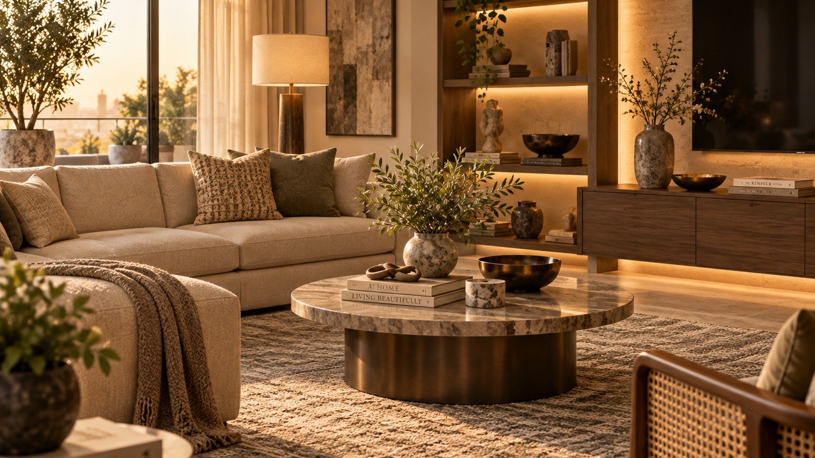 Refined luxury interior design development