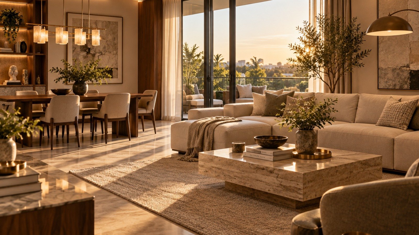 Completed premium interior space
