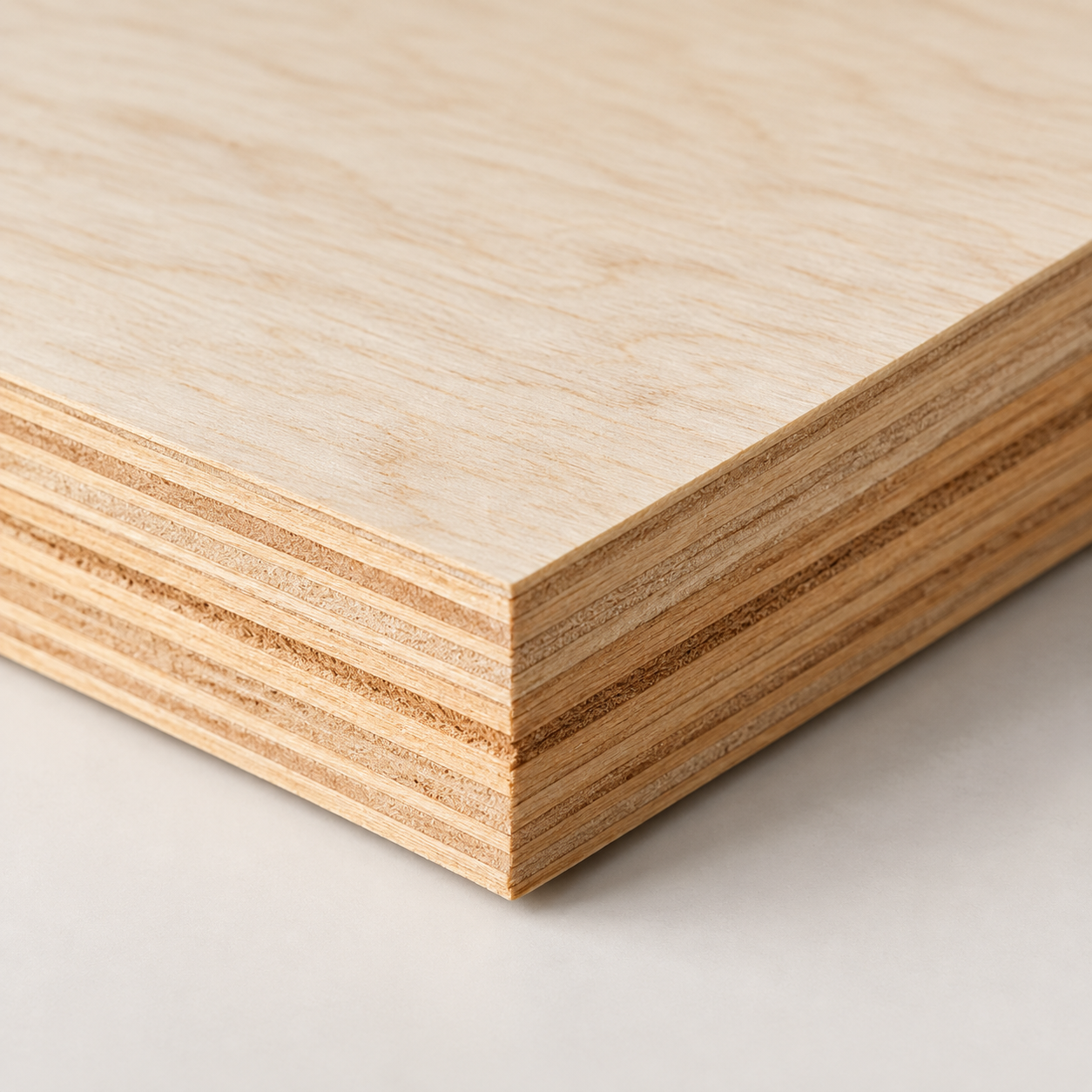 Plywood cabinet material sample