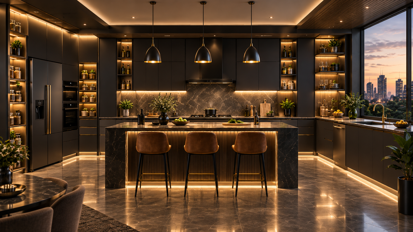 Smart modular kitchen zones