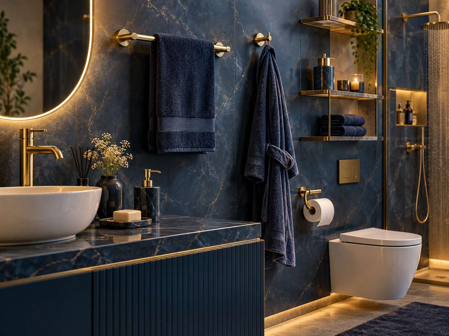 Smart bathroom accessories